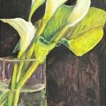 Callalily7x9Oilonpaper