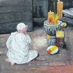 Preghiera10x10Acryliconcanvas:board