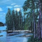 Island retreat12x16Oiloncanvas